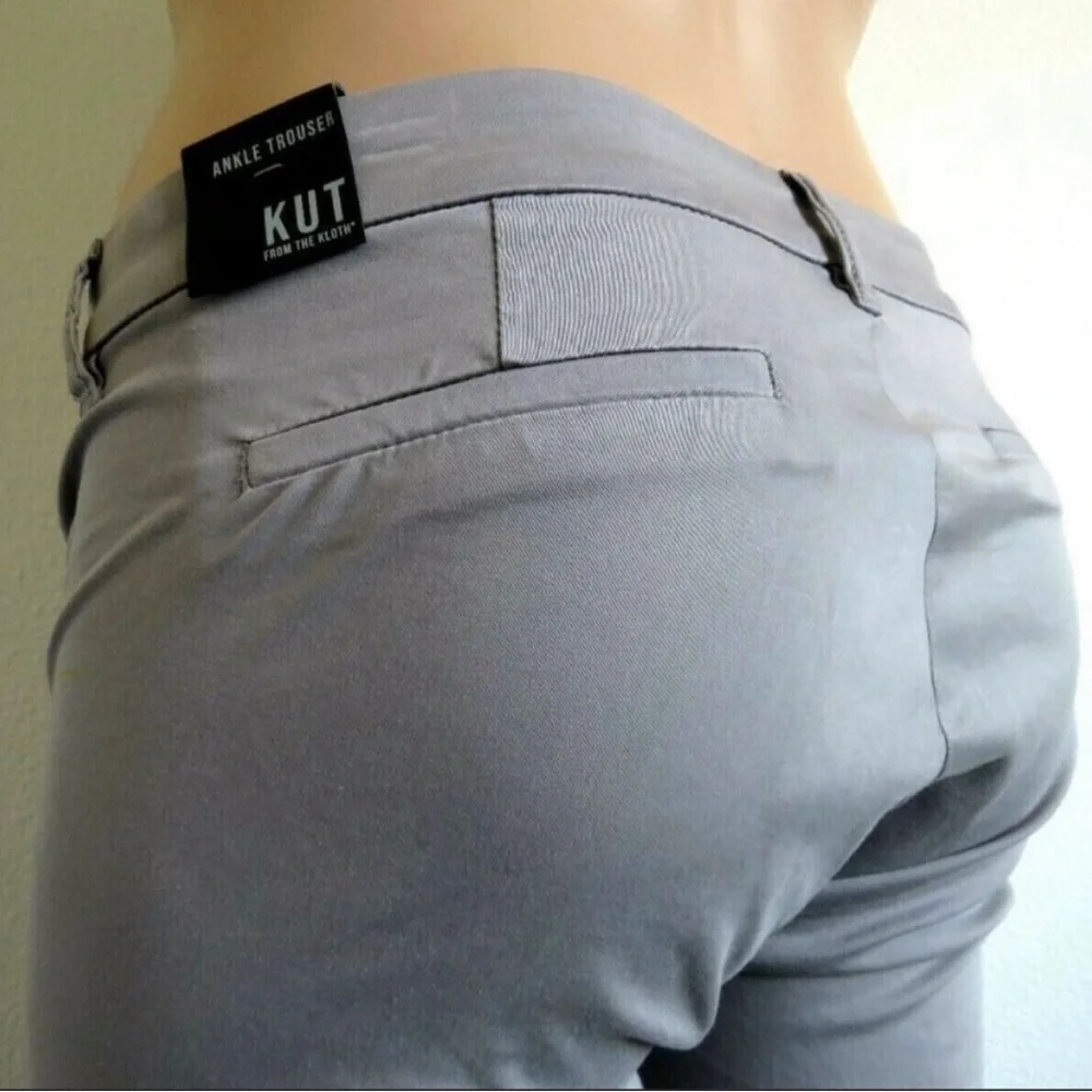 KUT from the KLOTH Jeans Women’s Gray Ankle TROUSER Plus Size 22W NWT